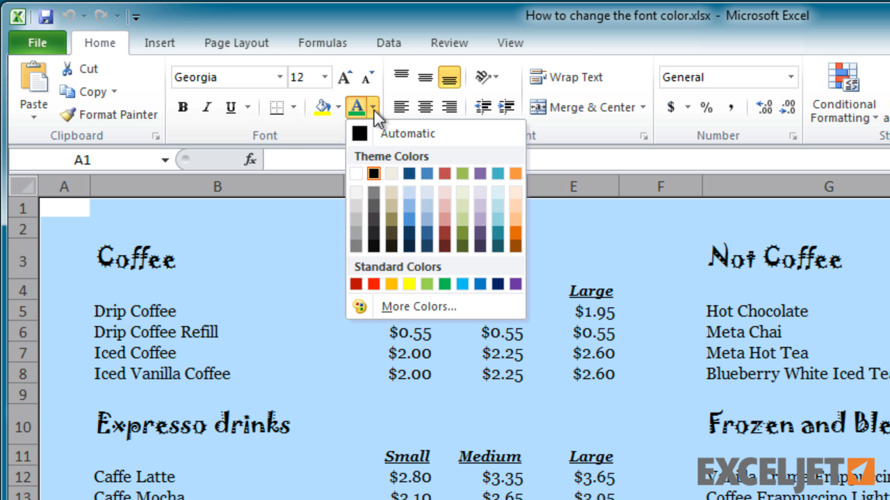 How To Use Font Color In Excel Formula